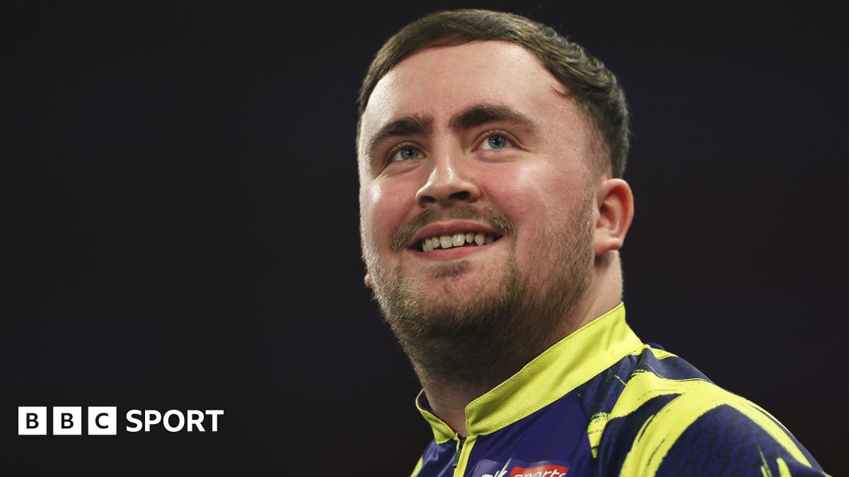 Gian van Veen and Luke Littler split image