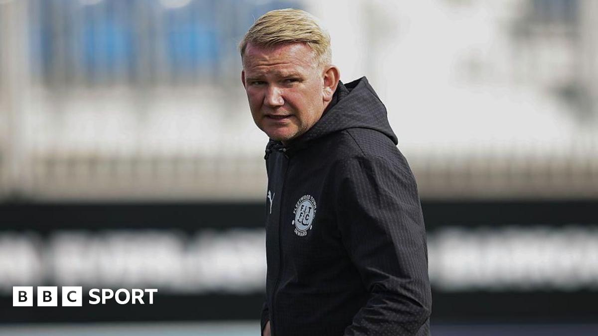 Fleetwood head coach Pete Wild