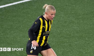 Matilda Nilden in action for BK Hacken