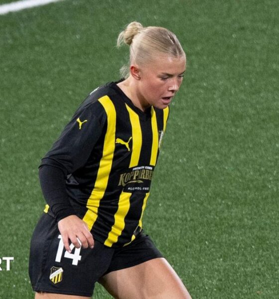 Matilda Nilden in action for BK Hacken