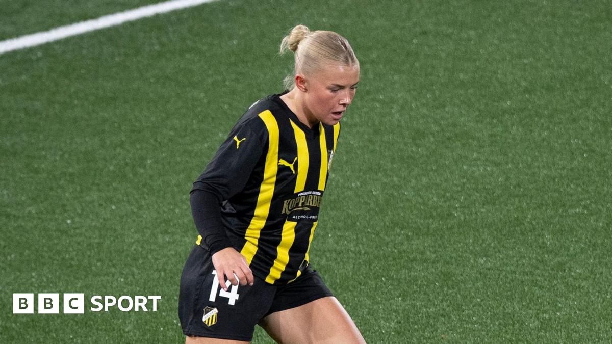 Matilda Nilden in action for BK Hacken