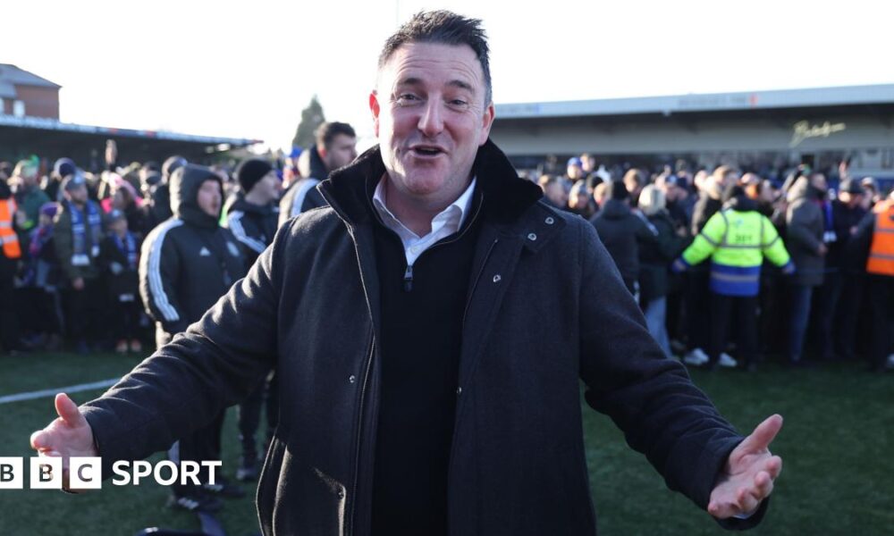 A graphic of Premier League players from every team in the division in 2025-26 season, with the Premier League trophy in front of them.