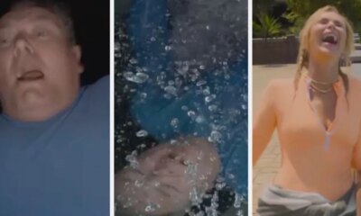 Alan Carr Has Amanda Holden In Hysterics After Water Slide Debacle