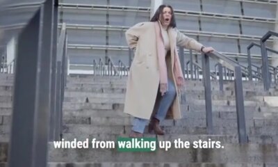 What does it mean if you get winded walking up the stairs?