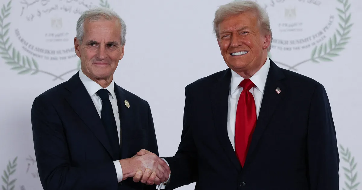 Norwegian PM Explains Nobel Peace Prize To Trump Post Greenland Rant