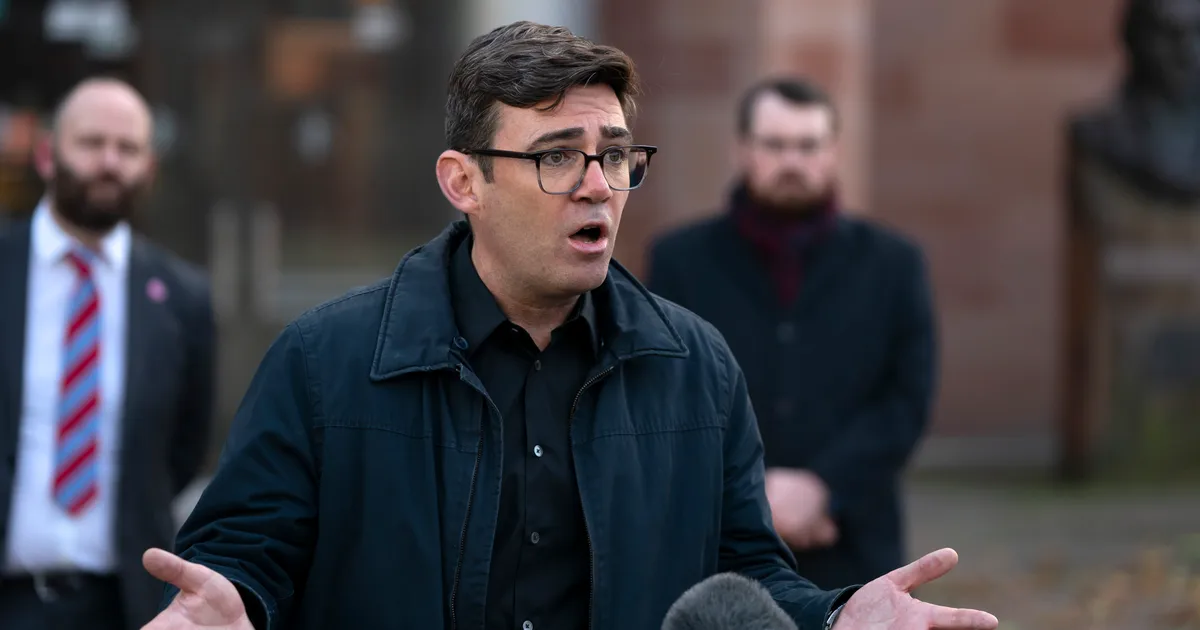 Andy Burnham Blocked From Running To Be An MP By Labour's Ruling Body