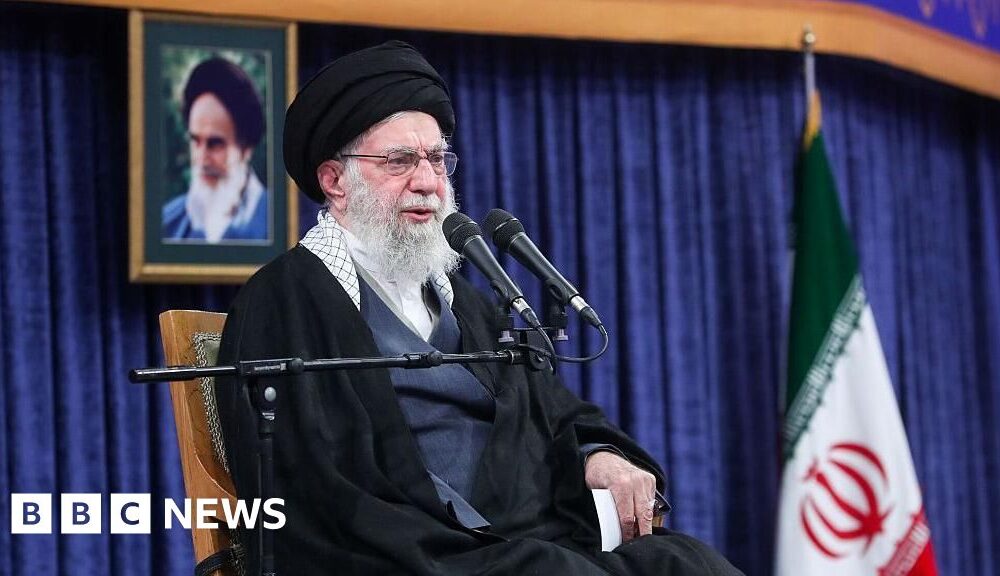 Iran's supreme leader blames US for protests