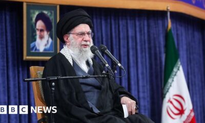 Iran's supreme leader blames US for protests