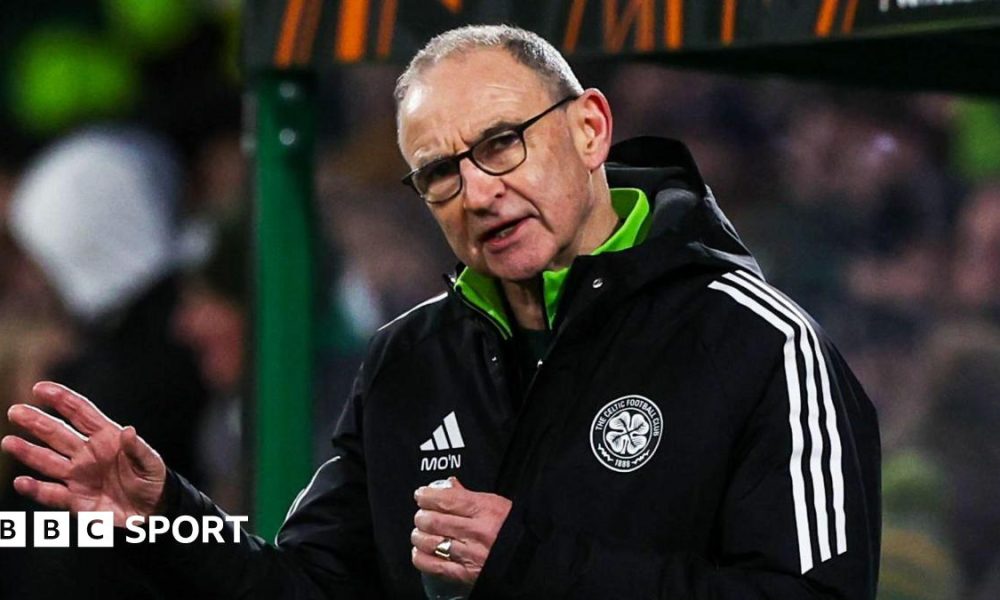 Martin O'Neill on the touchline during Celtic's Europa League win over Utrecht