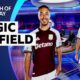 Figures of Youri Tielemans and Boubacar Kamara in the MOTD studio