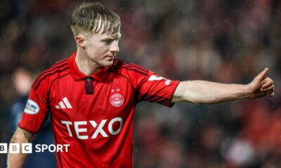 Aberdeen midfielder Lyall Cameron