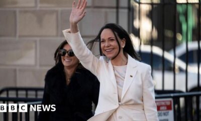 Machado presented Trump with her Nobel award at White House meeting
