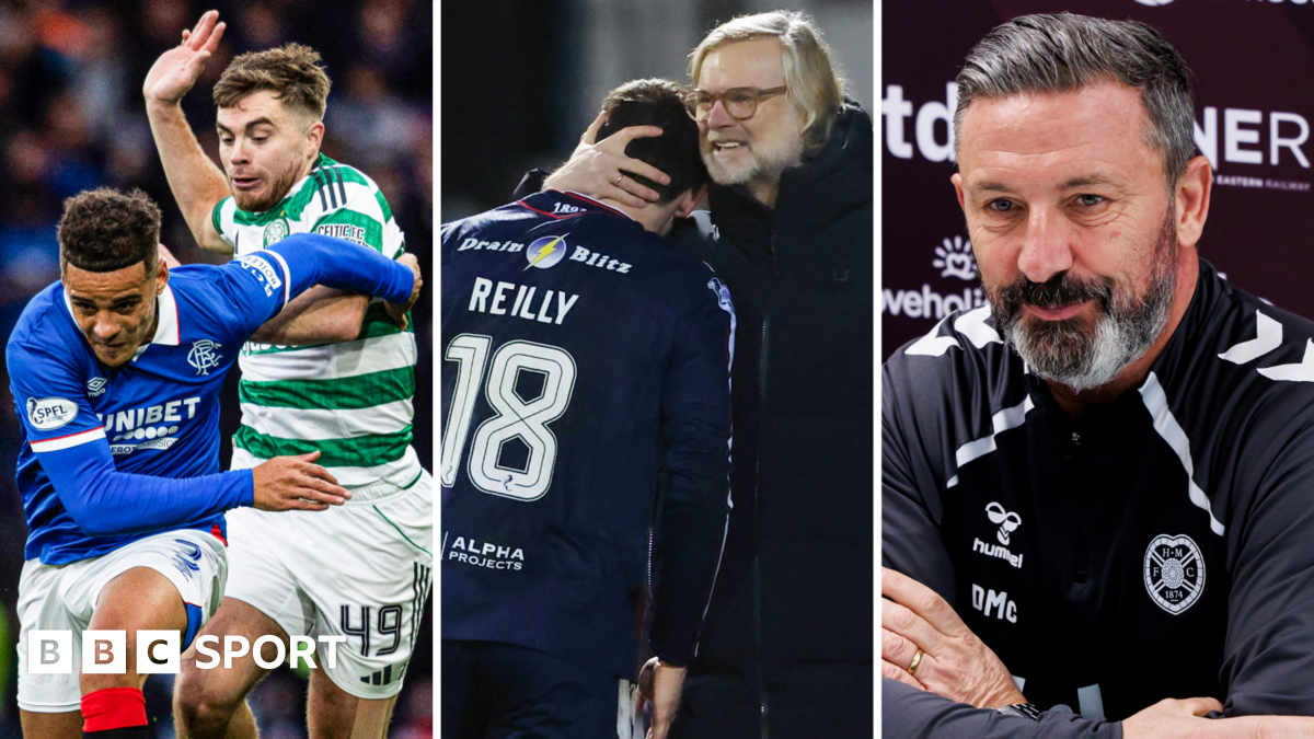 Celtic manager Wilfried Nancy and Rangers manager Danny Rohl