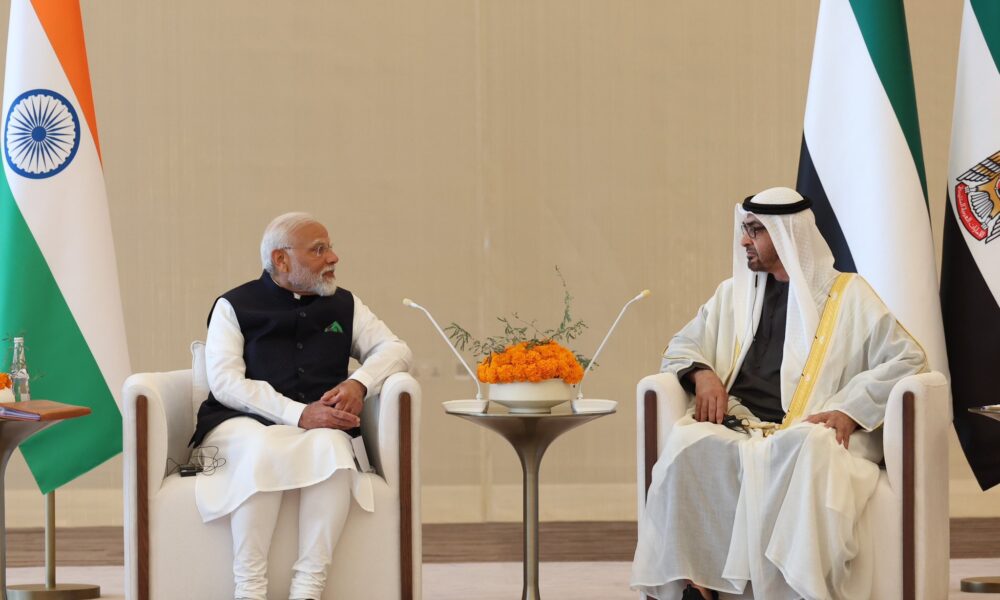 Sheikh Mohamed Bin Zayed and Narendra Modi