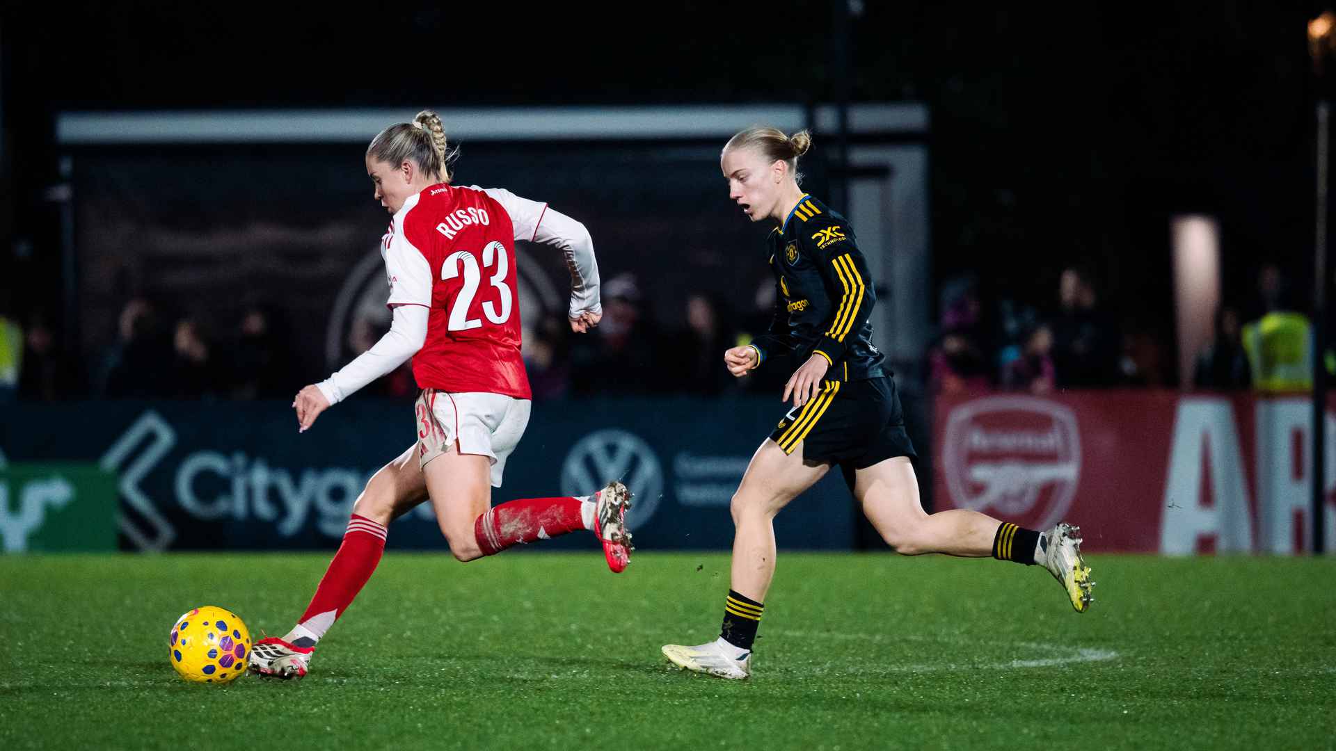 Match report from Arsenal v Man Utd Women in League Cup 21 February