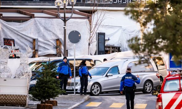 One of Switzerland's worst tragedies left about 40 people dead after a fire in an Alpine resort bar