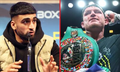 Adam Azim reacts to rival Dalton Smith’s world title win over Subriel Matias