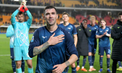 LECCE, ITALY - JANUARY 24: Alessio Romagnoli of SS Lazio after the Serie A match between US Lecce and SS Lazio at Stadio Via del Mare on January 24, 2026 in Lecce, Italy. (Photo by Marco Rosi - SS Lazio/Getty Images)