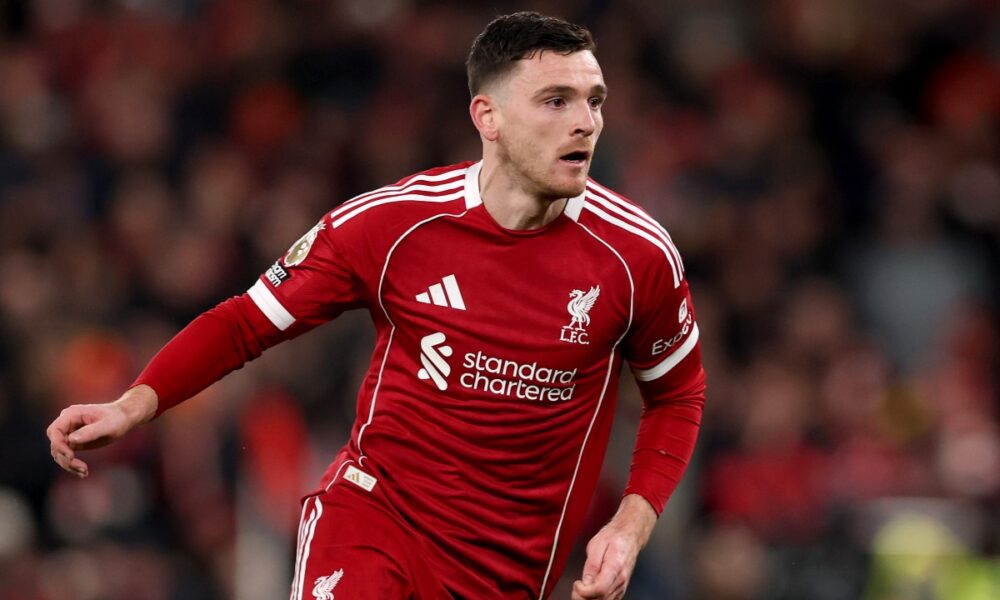 Andrew Robertson in action for Liverpool
