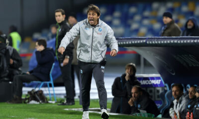 NAPLES, ITALY - JANUARY 07: Antonio Conte SSC Napoli head coach during the Serie A match between SSC Napoli and Hellas Verona FC at Stadio Diego Armando Maradona on January 07, 2026 in Naples, Italy. (Photo by Francesco Pecoraro/Getty Images)