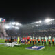 BERGAMO, ITALY - JANUARY 21: Players from both teams line up prior to the UEFA Champions League 2025/26 League Phase MD7 match between Atalanta BC and Athletic Club at Stadio di Bergamo on January 21, 2026 in Bergamo, Italy. (Photo by Marco Luzzani/Getty Images)