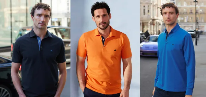 Best Savile Row Company Men’s Polo Shirts for Smart Casual Style
