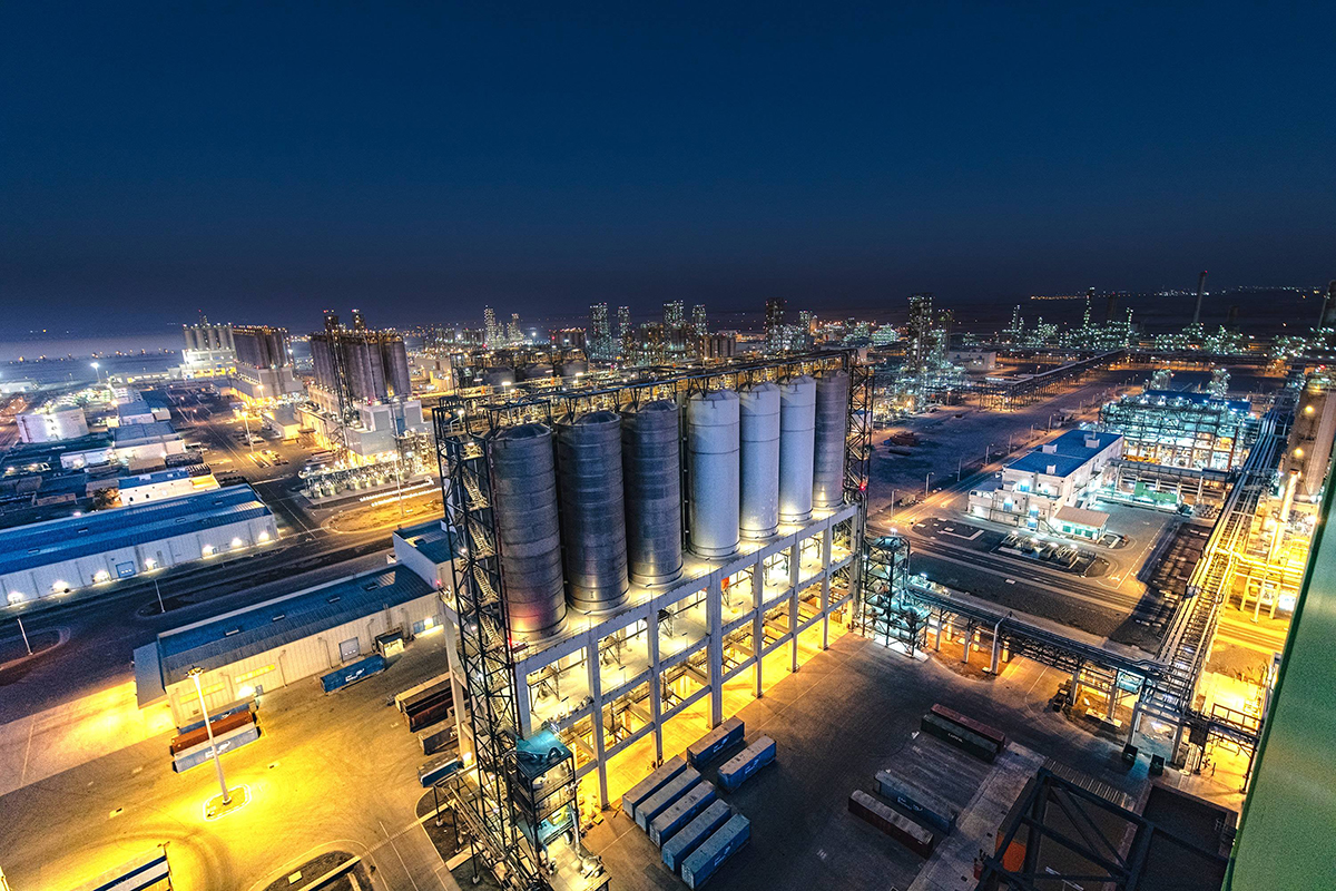 Borouge Petrochemical Complex in Al Ruwais Industrial City