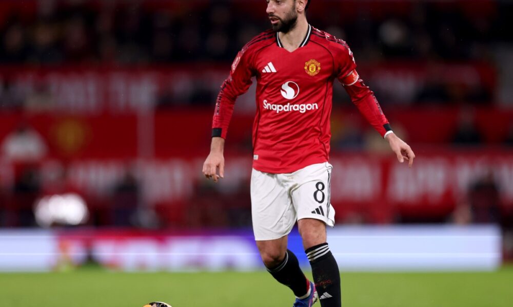 Bruno Fernandes in action for Man United