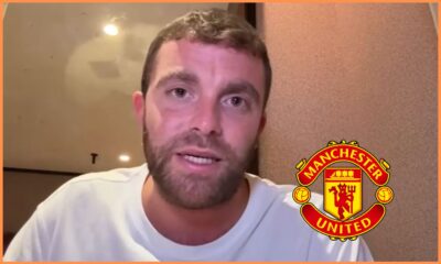 Fabrizio Romano and the Manchester United logo