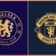 Chelsea and Manchester United club badges