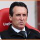 Aston Villa manager Unai Emery