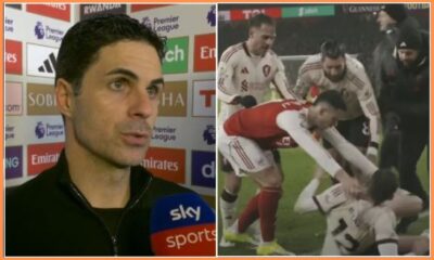 Mikel Arteta responds to that Gabriel Martinelli incident
