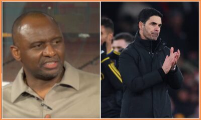 Split image of Patrick Vieira and Mikel Arteta