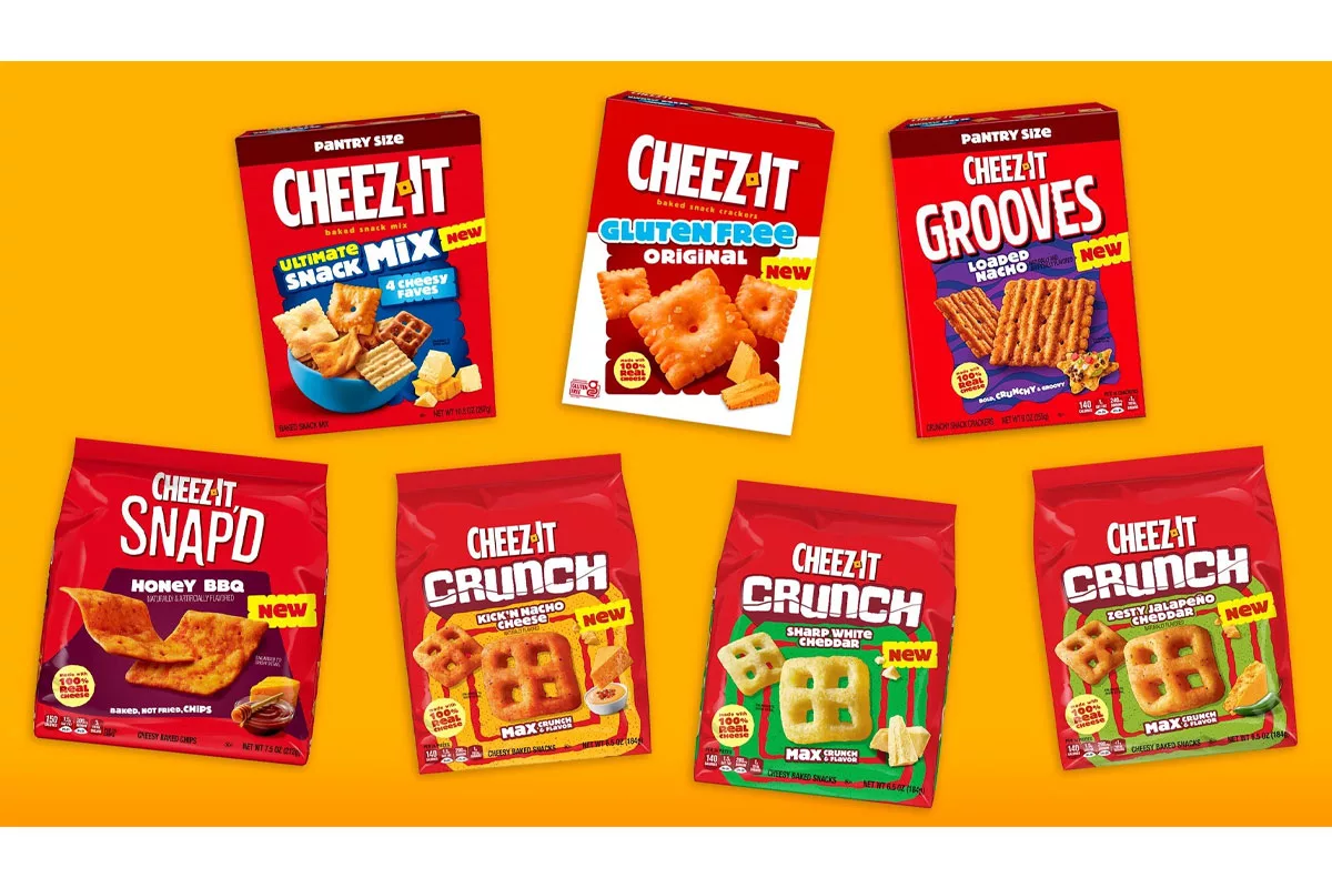 Cheez-It goes gluten free, flavor forward