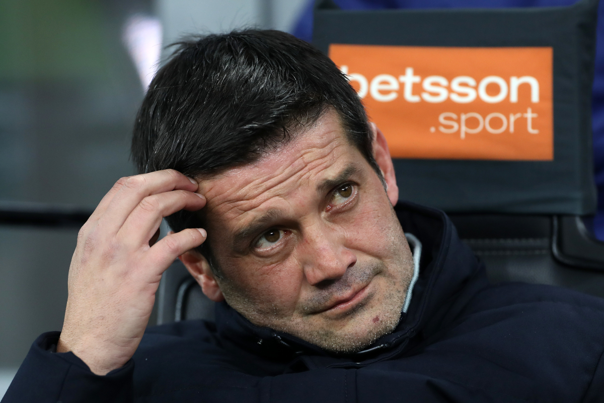 MILAN, ITALY - DECEMBER 03: Cristian Chivu, Head Coach of FC Internazionale Milano, looks on prior to the Coppa Italia round of 16 match between FC Internazionale and Venezia FC at San Siro Stadium on December 03, 2025 in Milan, Italy. (Photo by Marco Luzzani/Getty Images)