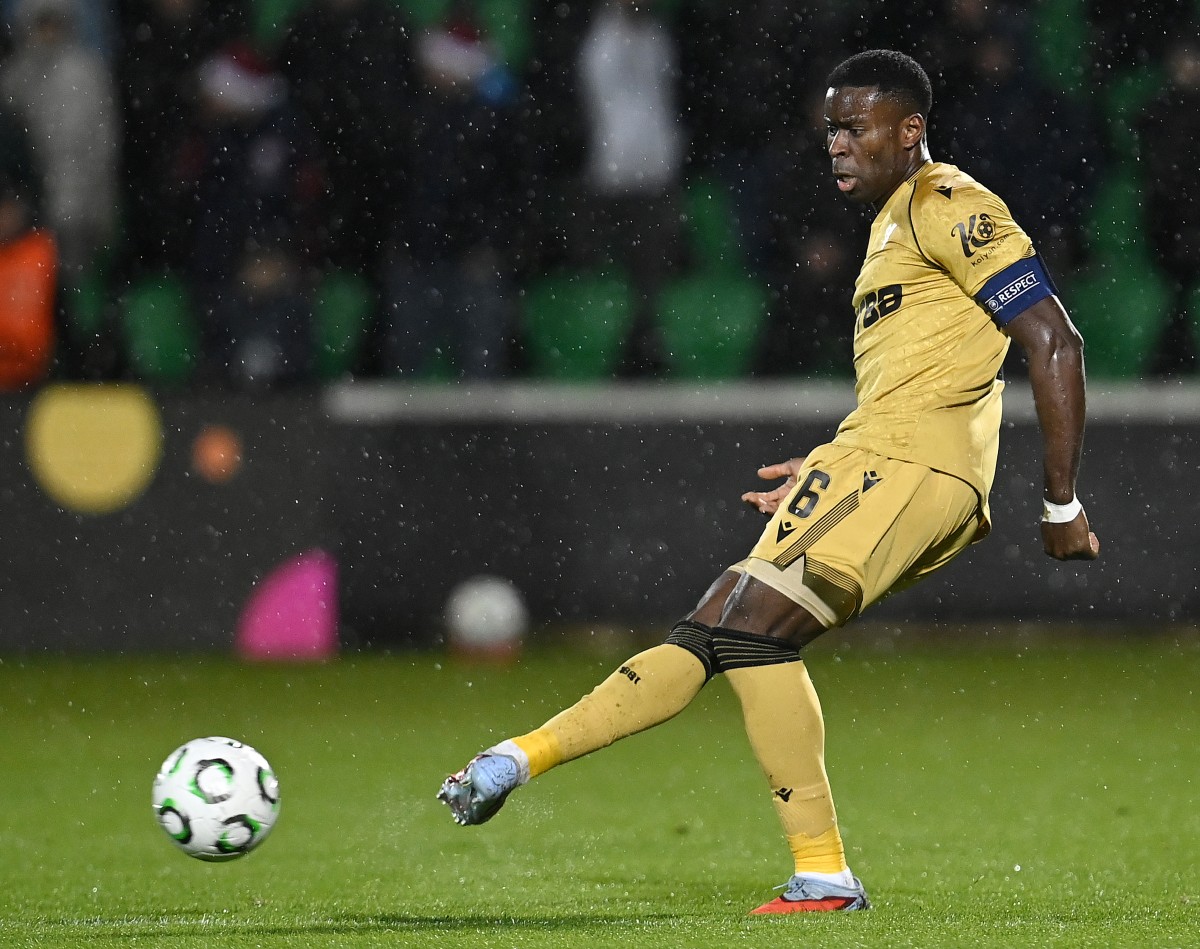 Crystal Palace defender Marc Guehi in action