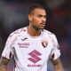 BOLOGNA, ITALY - OCTOBER 29: Cyril Ngonge of Torino FC during the Serie A match between Bologna FC 1909 and Torino FC at Renato Dall
