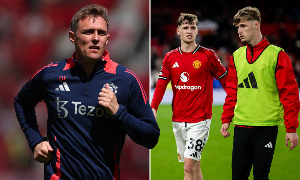 Darren Fletcher refuses to reveal whether or not he will play twin sons Jack and Tyler in Man Utd clash with Burnley