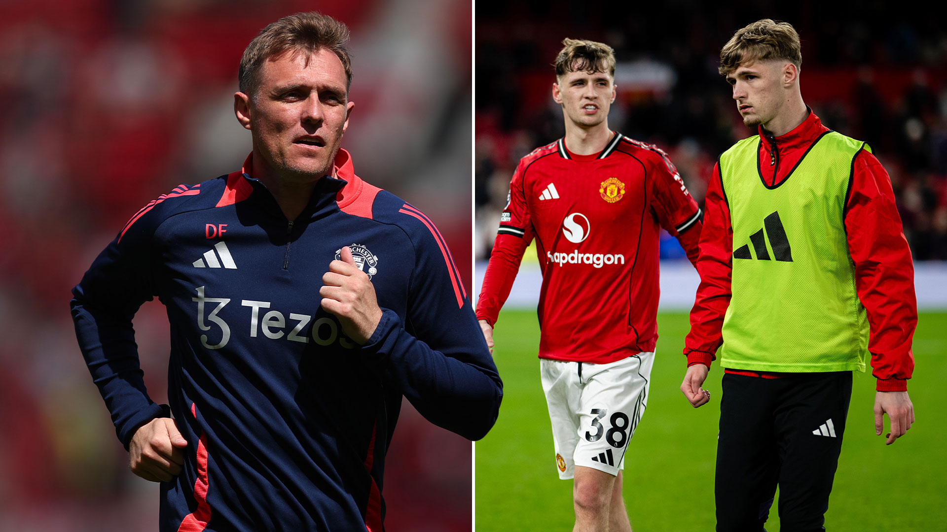 Darren Fletcher refuses to reveal whether or not he will play twin sons Jack and Tyler in Man Utd clash with Burnley