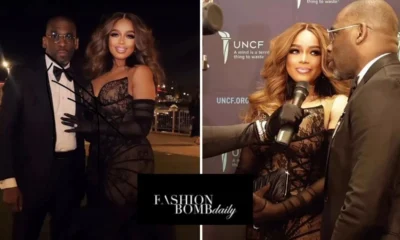 You Ask, we answer! Dr. Karri Bryant Attended the UNCF Mayor's Masked Ball Alongisde Jamal Bryant in a Black Jazella Francesca Embellished Gown