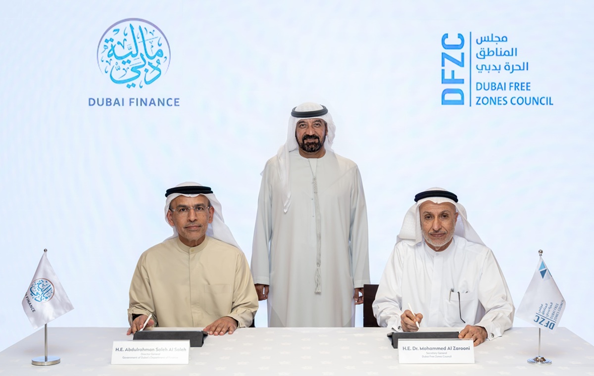 Dubai finance free zone council digital payments cashless