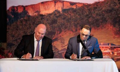 Emirates Wolgan Valley Ritz Carlton Lodge Signing