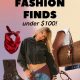 fall fashion finds under $100