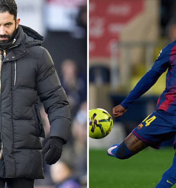 Split image of Ruben Amorim and Marcus Rashford