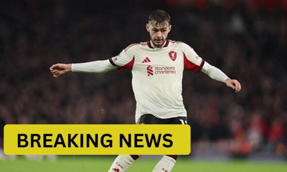 Conor Bradley with Breaking News overlay