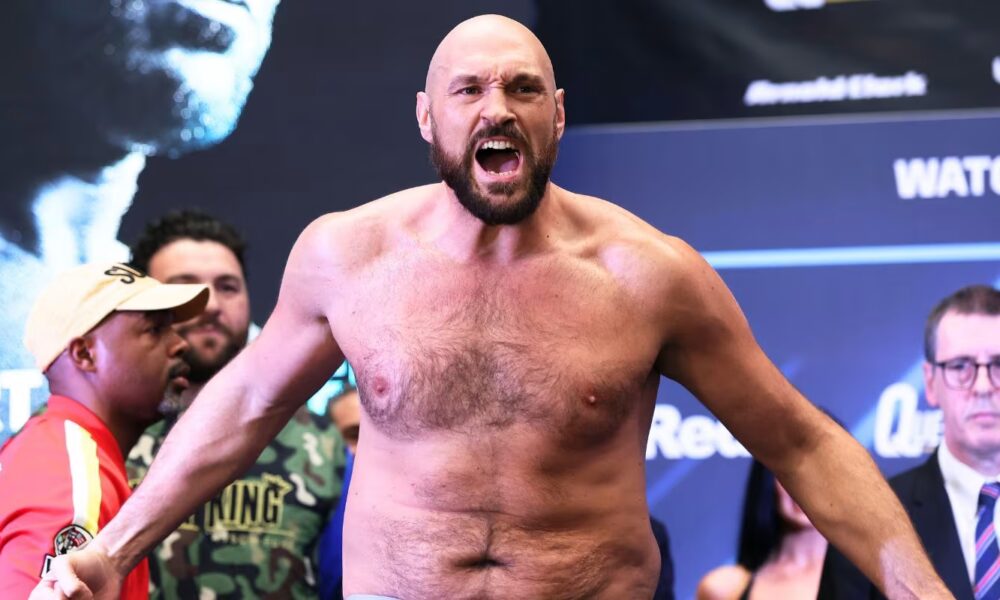 Frank Warren names the heavyweight who ‘makes sense’ for Tyson Fury’s comeback fight