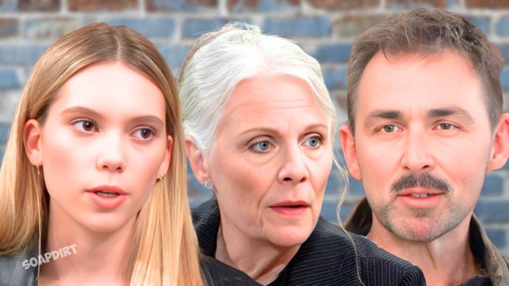 General Hospital: Charlotte Cassadine(Bluesy Burke) - Tracy Quartermaine (Jane Elliot) - Valentin Cassadine (James Patrick Stuart)
