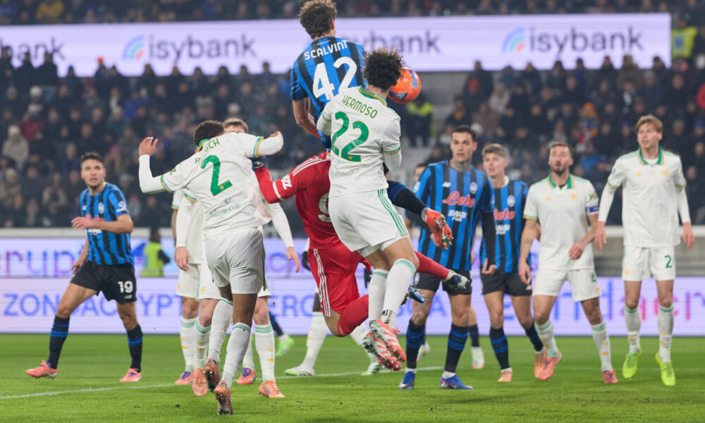 BERGAMO, ITALY - JANUARY 03: Giorgio Scalvini of Atalanta scores his team