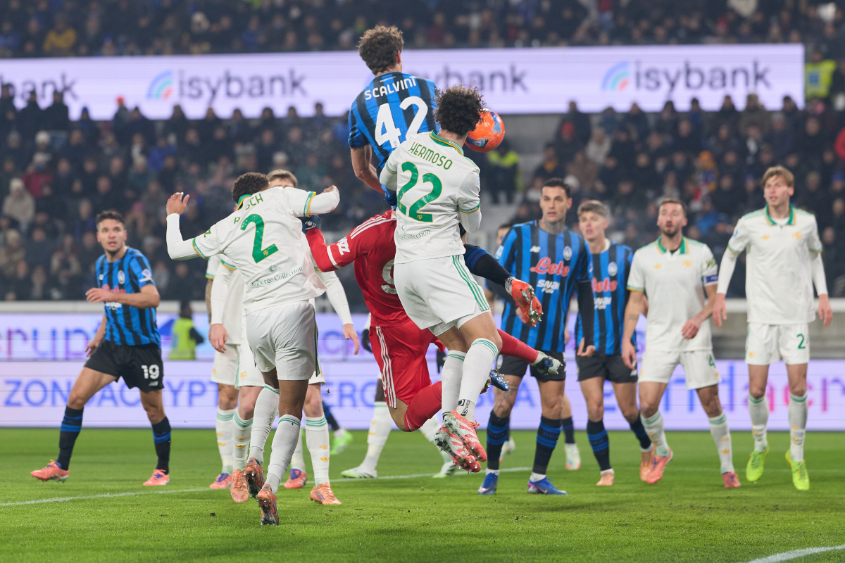 BERGAMO, ITALY - JANUARY 03: Giorgio Scalvini of Atalanta scores his team