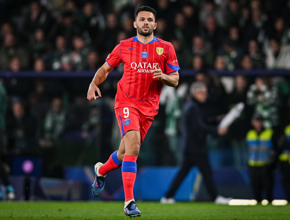 Goncalo Ramos in action for PSG